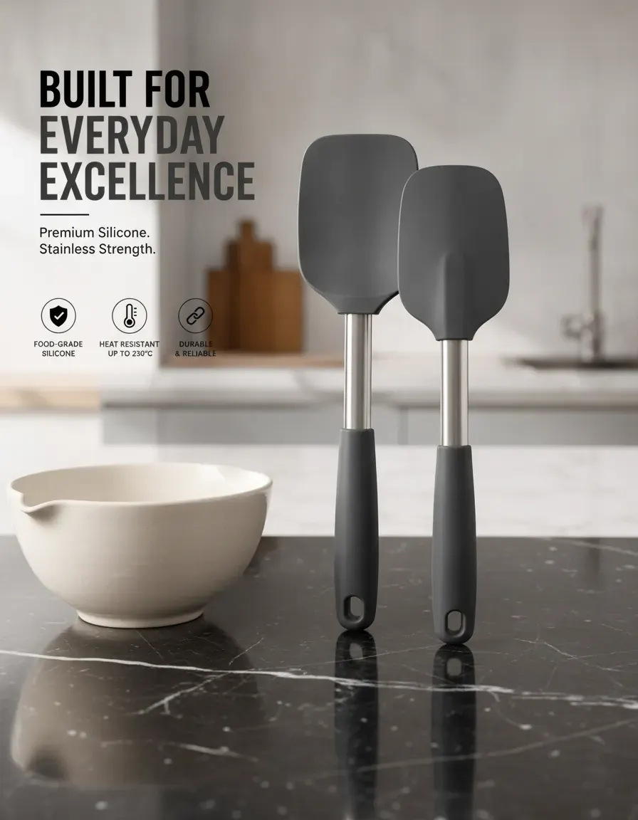 AI-generated home and kitchenware product image styled on a surface