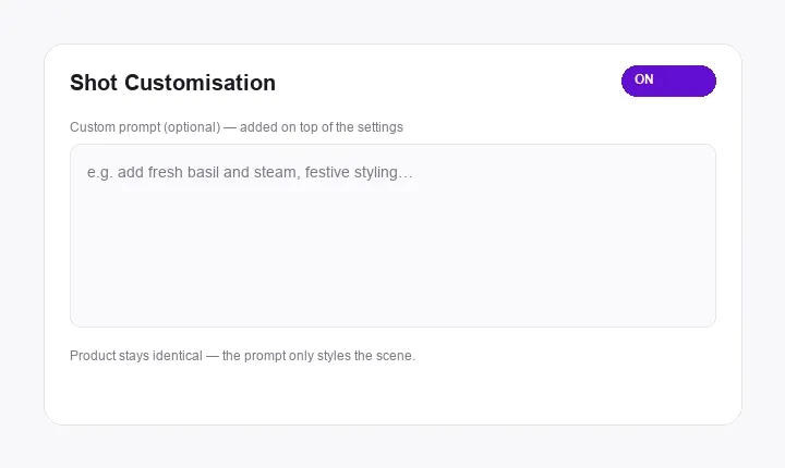 Custom prompt walkthrough