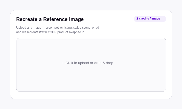 Recreate reference walkthrough