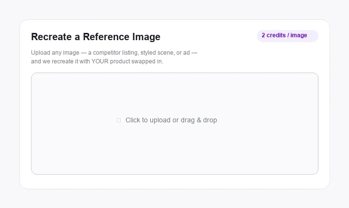 Recreate reference walkthrough